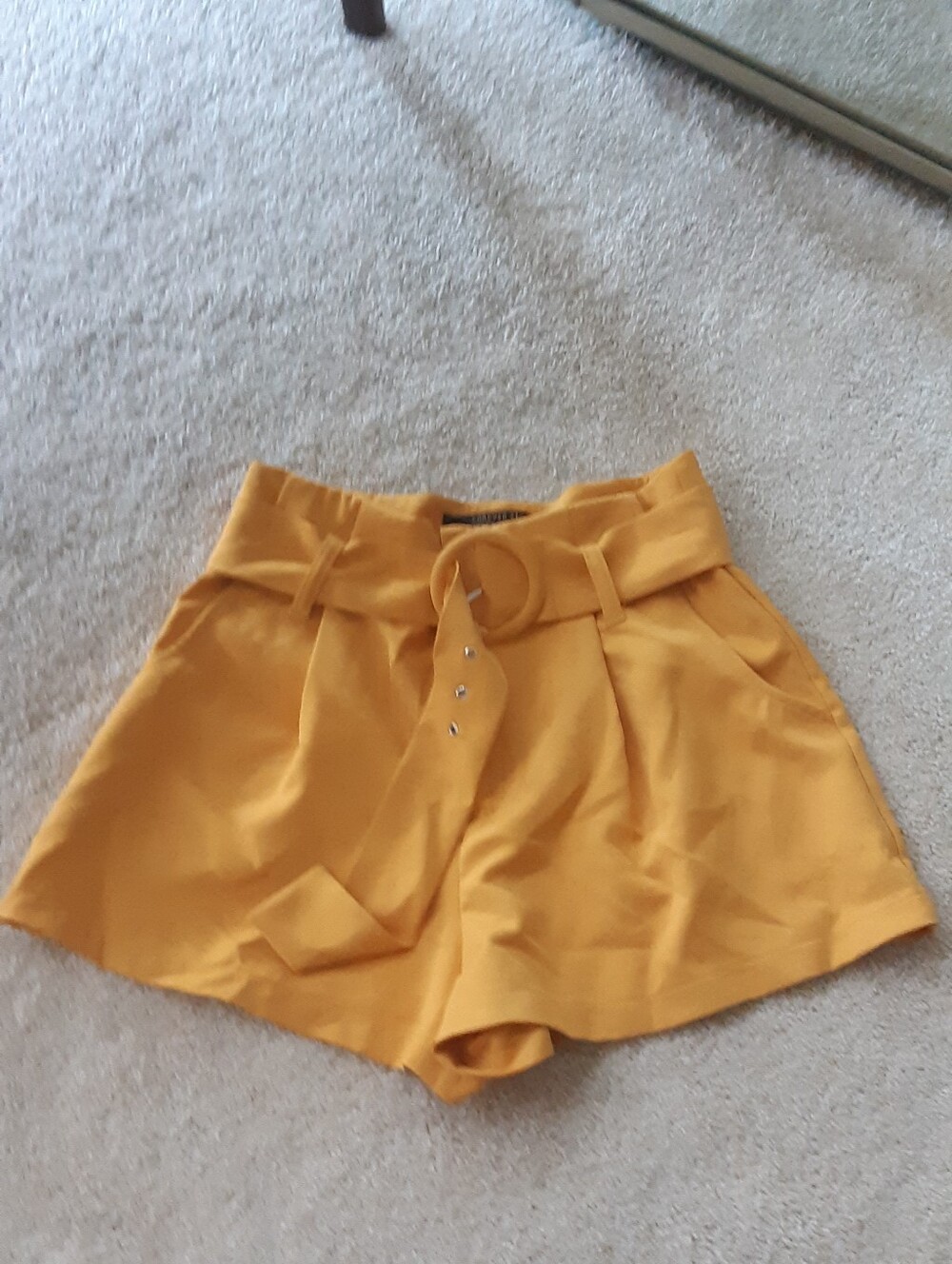 Paperbag Shorts with Belt
